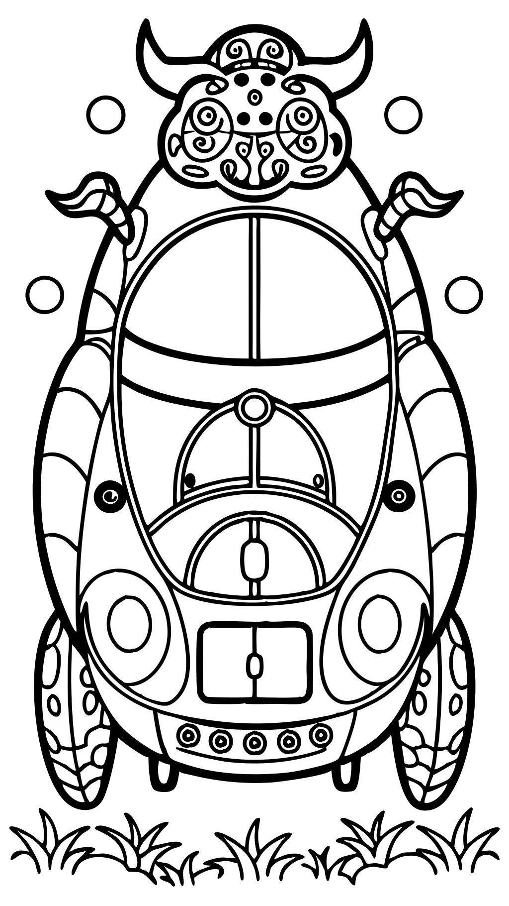 buggaty coloring page